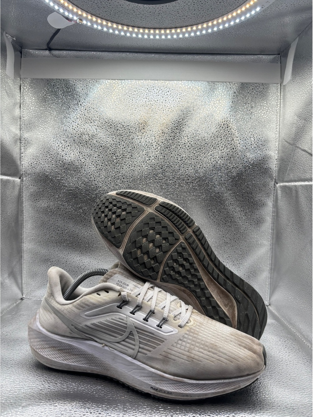 Nike air Zoom Pegasus 39 white grey fog